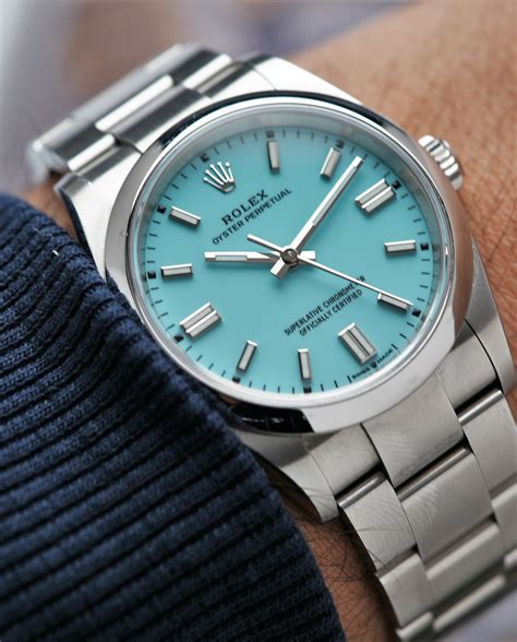 Rolex tiffany blue oyster perpetual